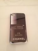 Case esmalte Chanel Black Satin-Iphone 4/4S